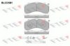 FTE BL2225B1 Brake Pad Set, disc brake